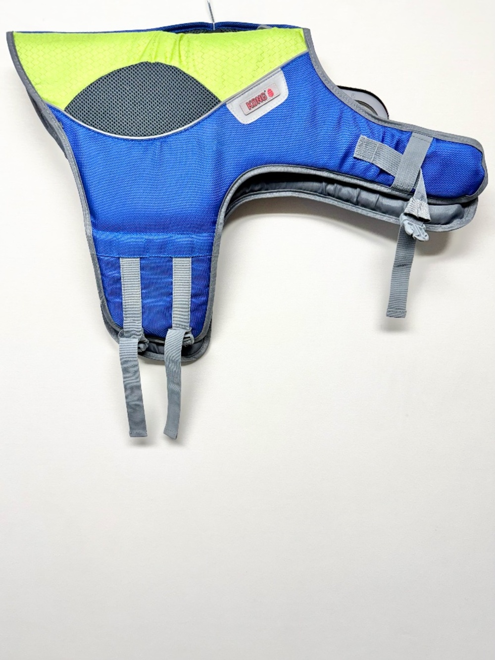 Dog Flotation Vest Life Jacket Kong AquaPro Blue/Green 25-55 lb, 26-31" girth